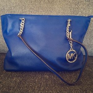 Michael Kors blue purse - great condition!